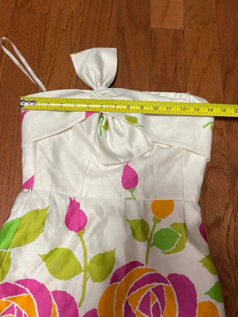 Kate Spade Floral Strapless casual Sundress Missing BELT Sz 0 Summer
